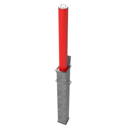 114mm Diameter Steel Telescopic Bollard