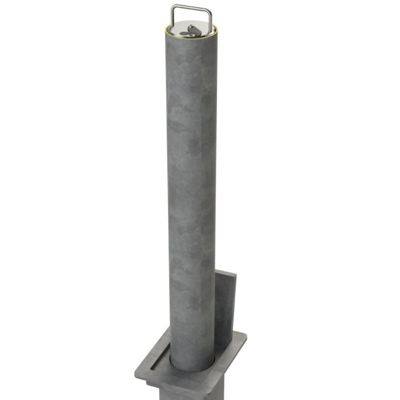 76mm Diameter Steel Telescopic Bollard