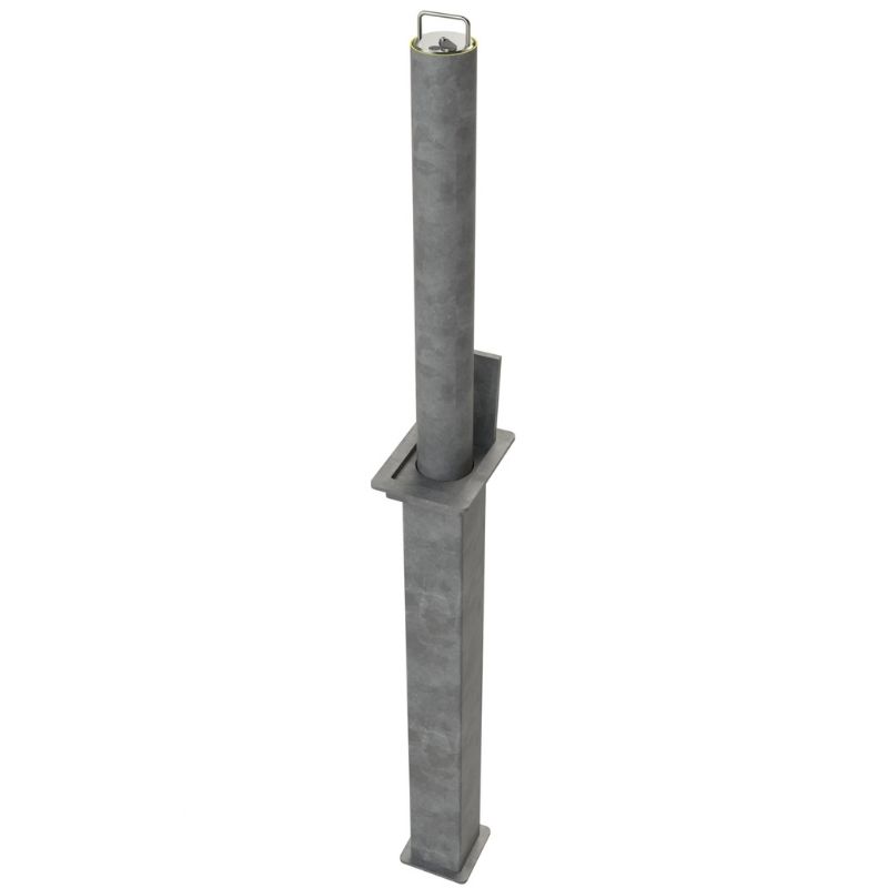 76mm Diameter Steel Telescopic Bollard