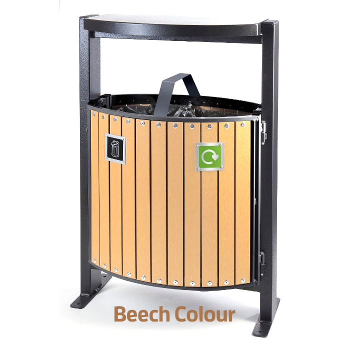 Ajax 2 Compartment Outdoor Bin