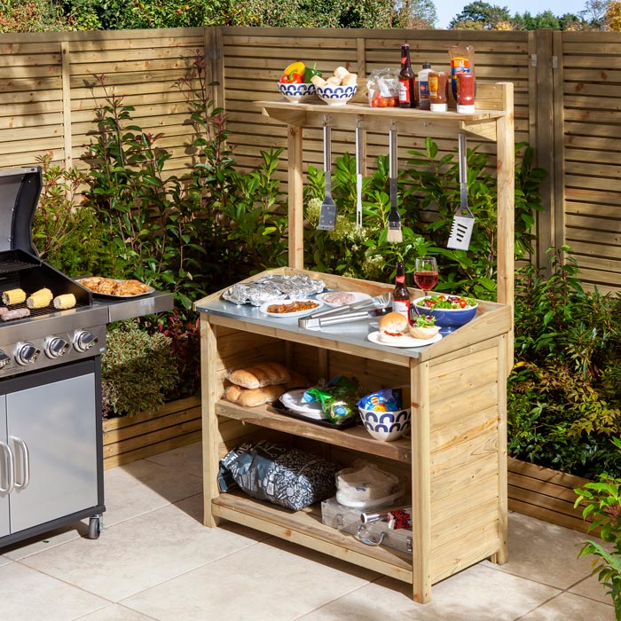 Garden barbecue top