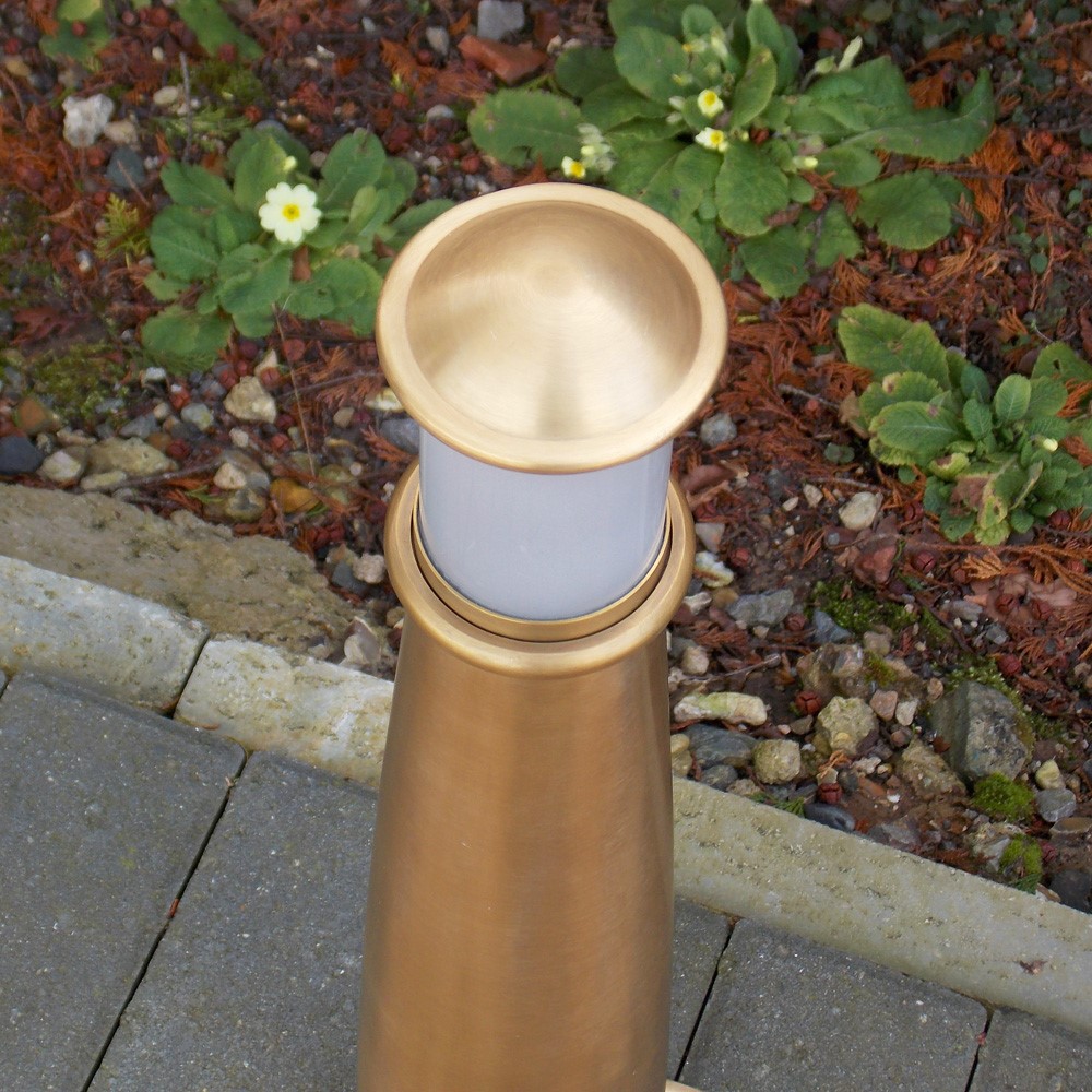 Beacon Illuminated Brass Bollard