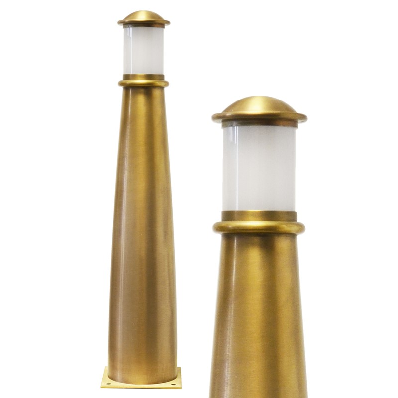 Beacon Illuminated Brass Bollard