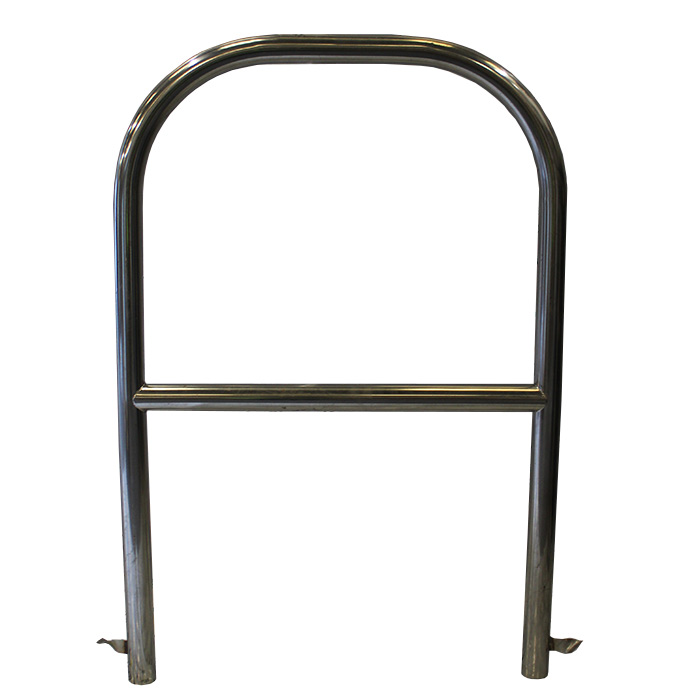 Stainless Steel Cycle Stand w/ Mid Rail Stainless Steel Cycle Stand w/ Mid Rail