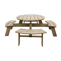 Augusta Round Picnic Table