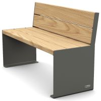 Kube® Design Seat - Timber & Steel