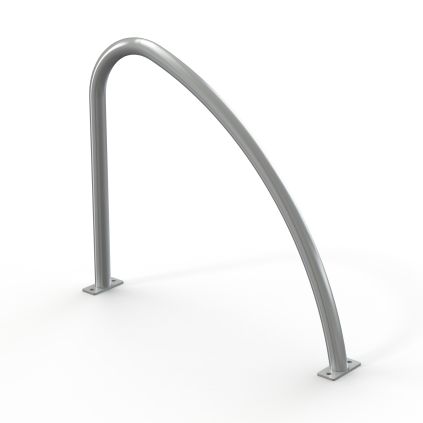 Fin Shaped Cycle Stand Stainless Steel - Surface Mounted