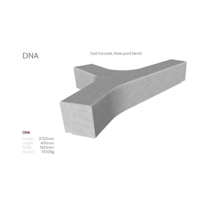 DNA Concrete Bench