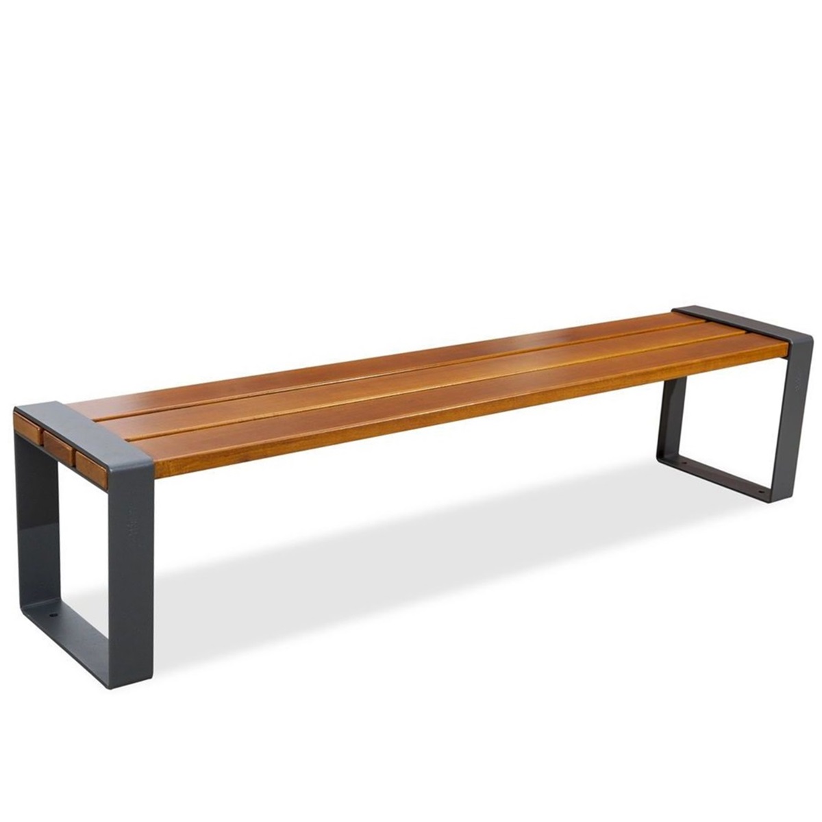 Marina Timber and Steel Bench