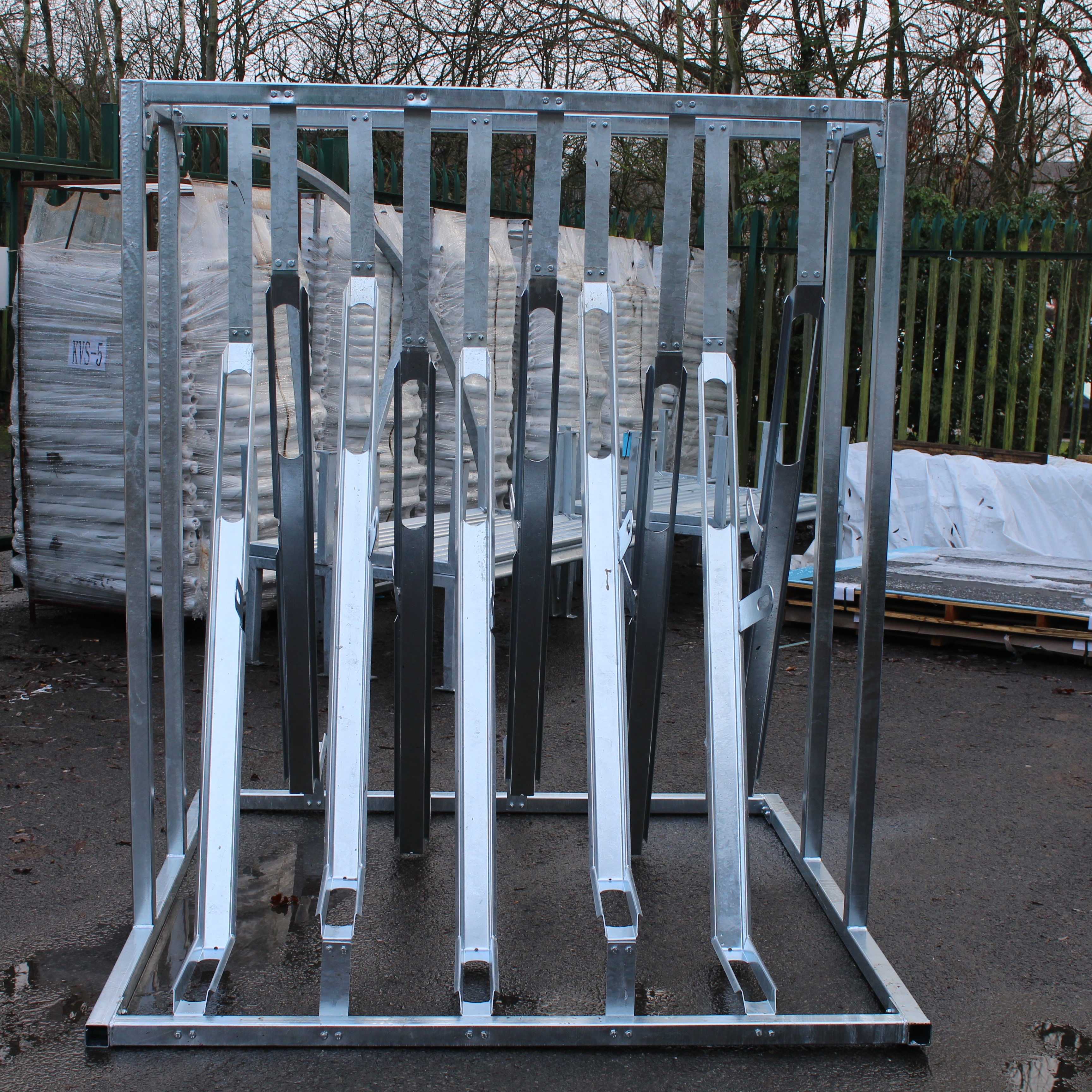 X-Type Semi Vertical Cycle Rack