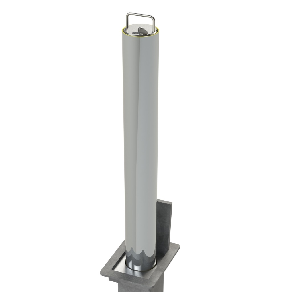 76mm Diameter Stainless Steel Telescopic Bollard