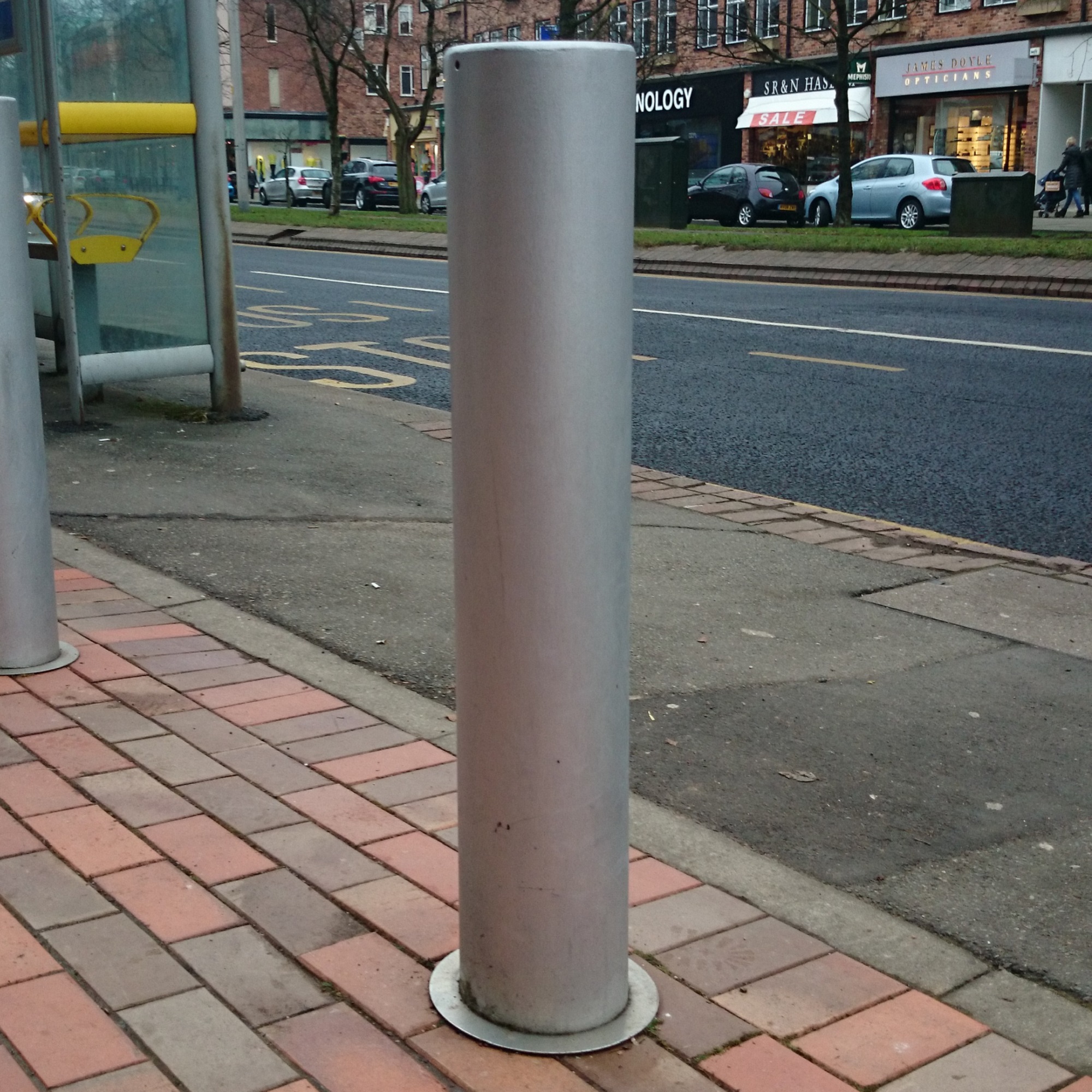 139mm Diameter Titan Steel Bollard 