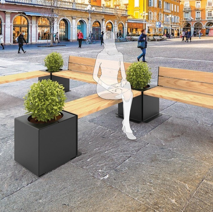 Kube® Design Planter - All Steel