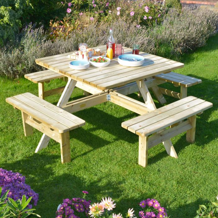 Wimbledon Square Picnic Table