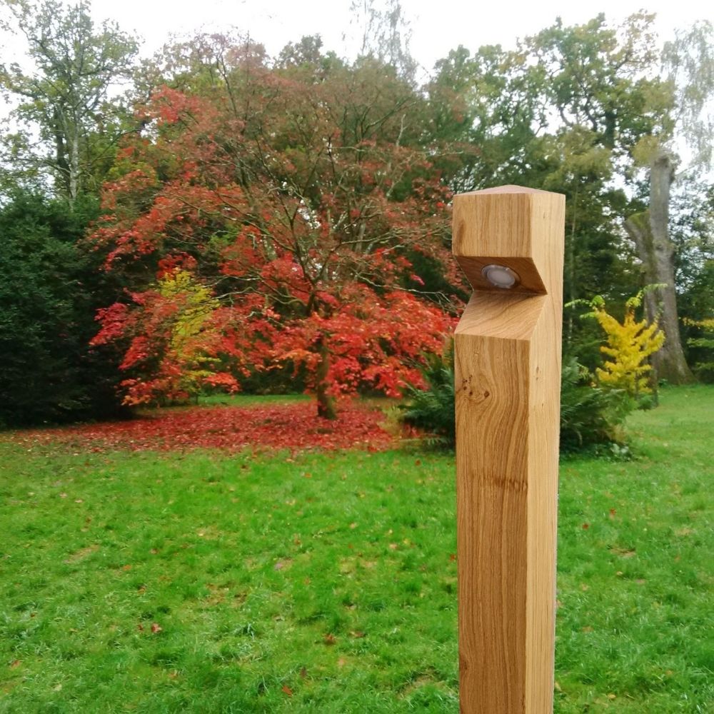 Stratton Eco Illuminated Timber Bollard