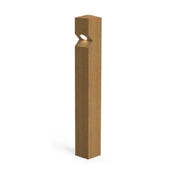 Stratton Single Illuminated Timber Bollard