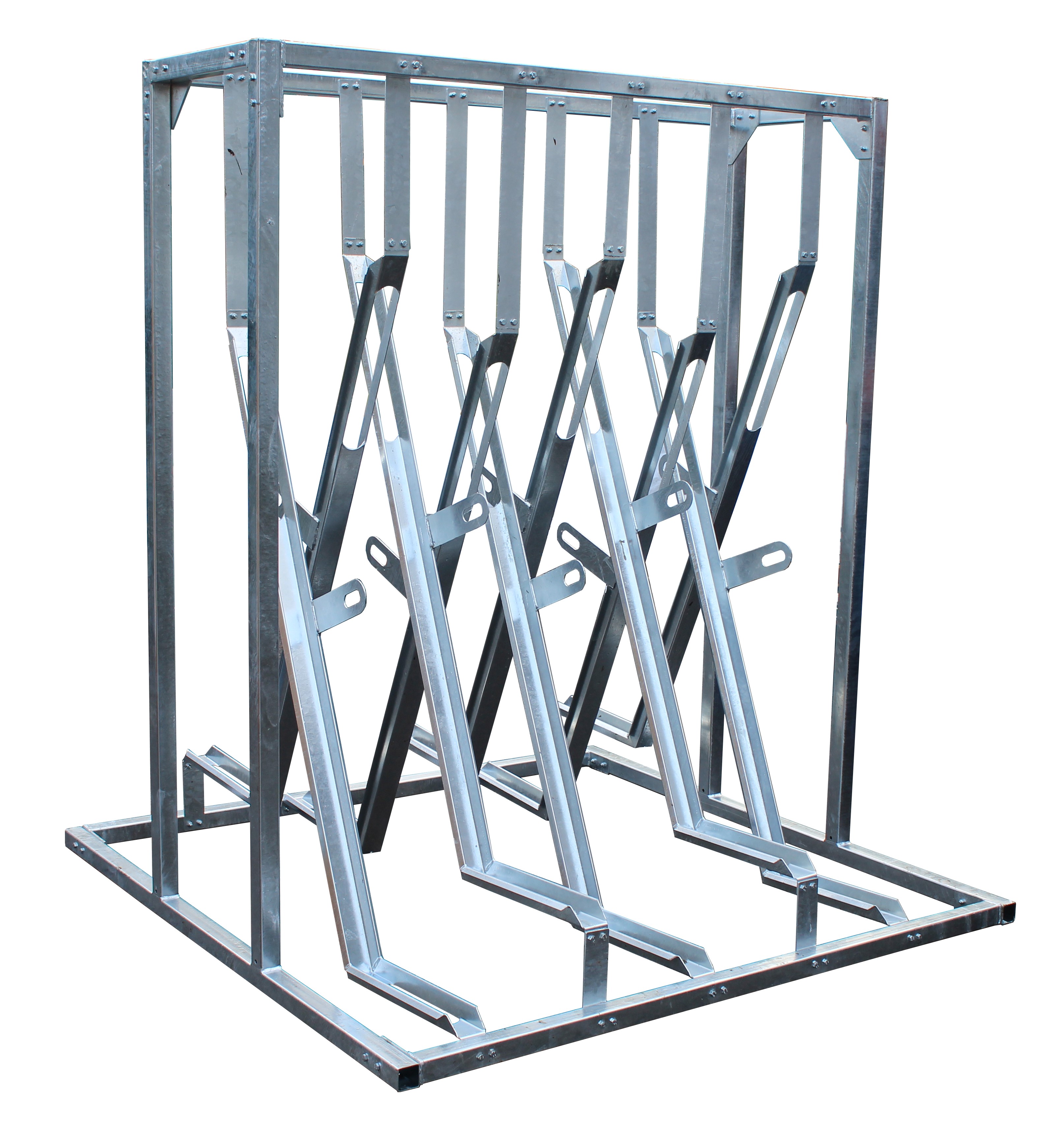 X-Type Semi Vertical Cycle Rack