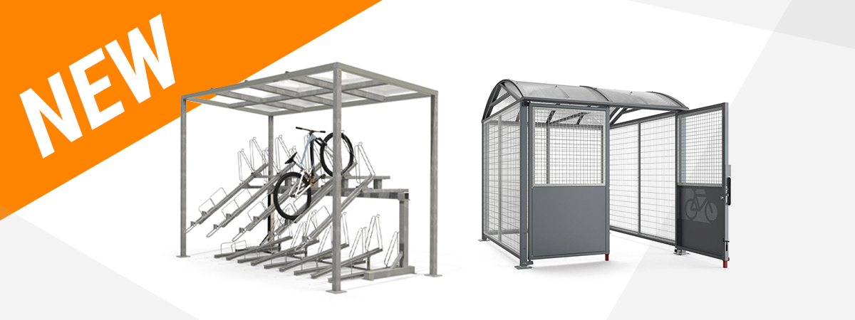 Enhanced Security and coverage for cycle parking from Street Furniture Direct