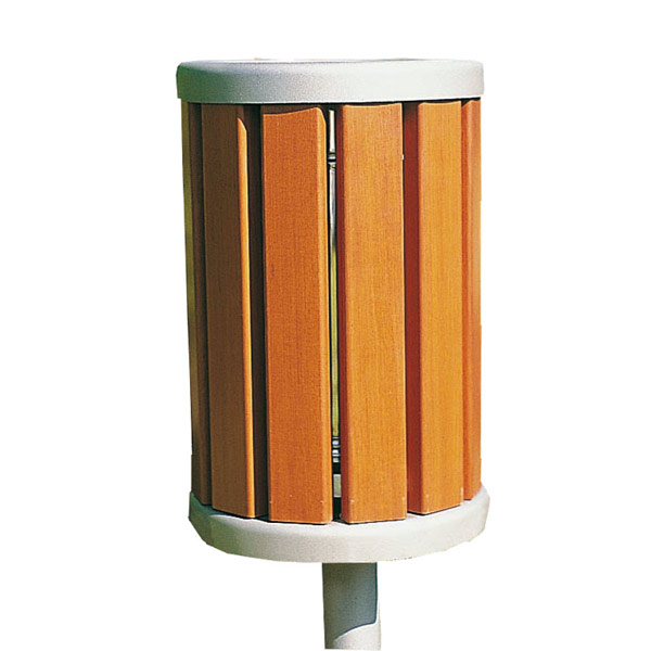 Barcelona Litter Bin - Timber Barcelona Litter Bin - Timber