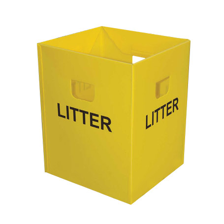 Flat Pakka Open Top Re-usable Flat Packed Bin Flat Pakka Open Top Re-usable Flat Packed Bin