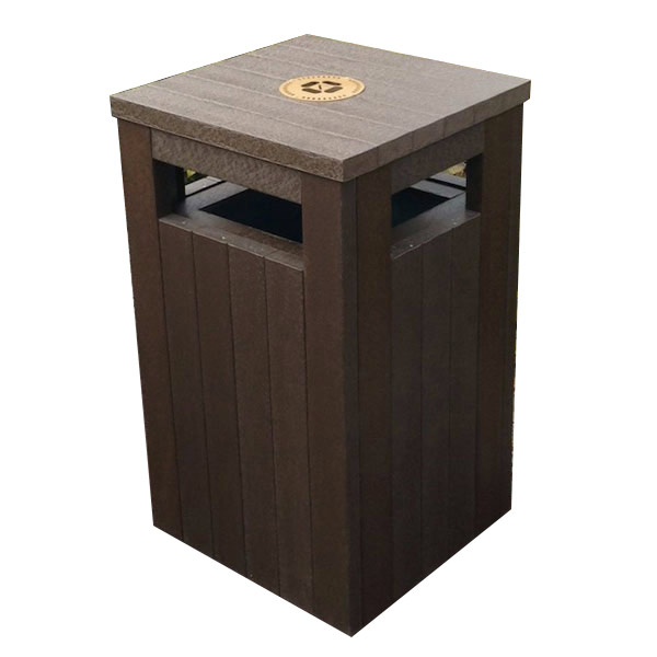Iroko Hardwood Litter Bin Iroko Hardwood Litter Bin