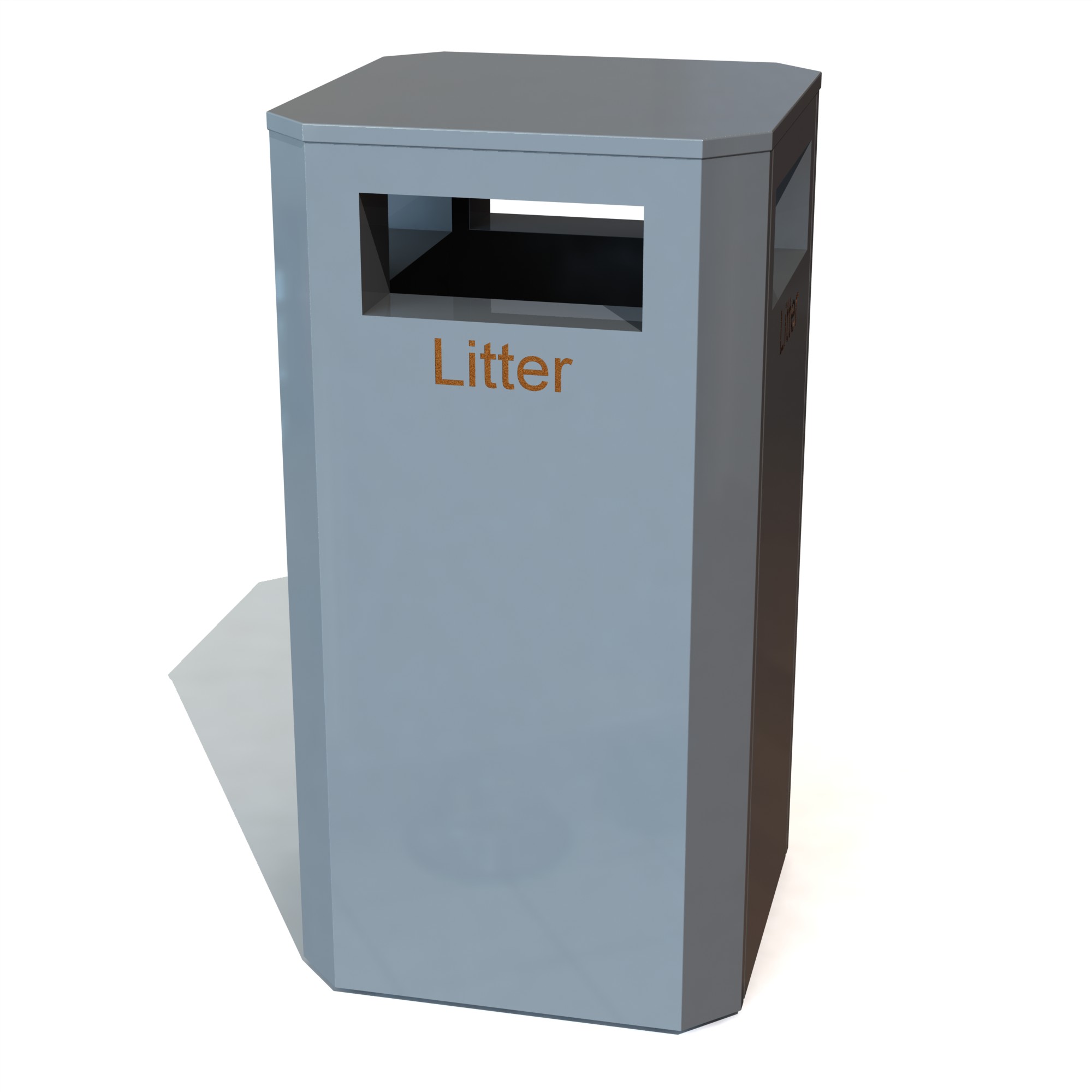 Hades Steel Litter Bin Hades Steel Litter Bin