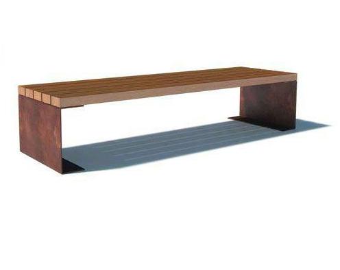 Rapadouro Corten Steel Bench Rapadouro Corten Steel Bench
