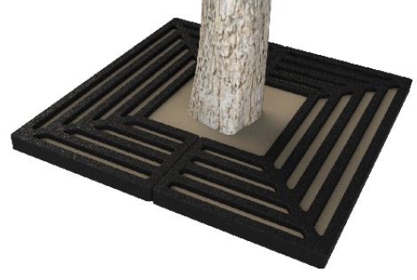 Tree Grille 770 SQ Cast Iron Tree Grille 770 SQ Cast Iron