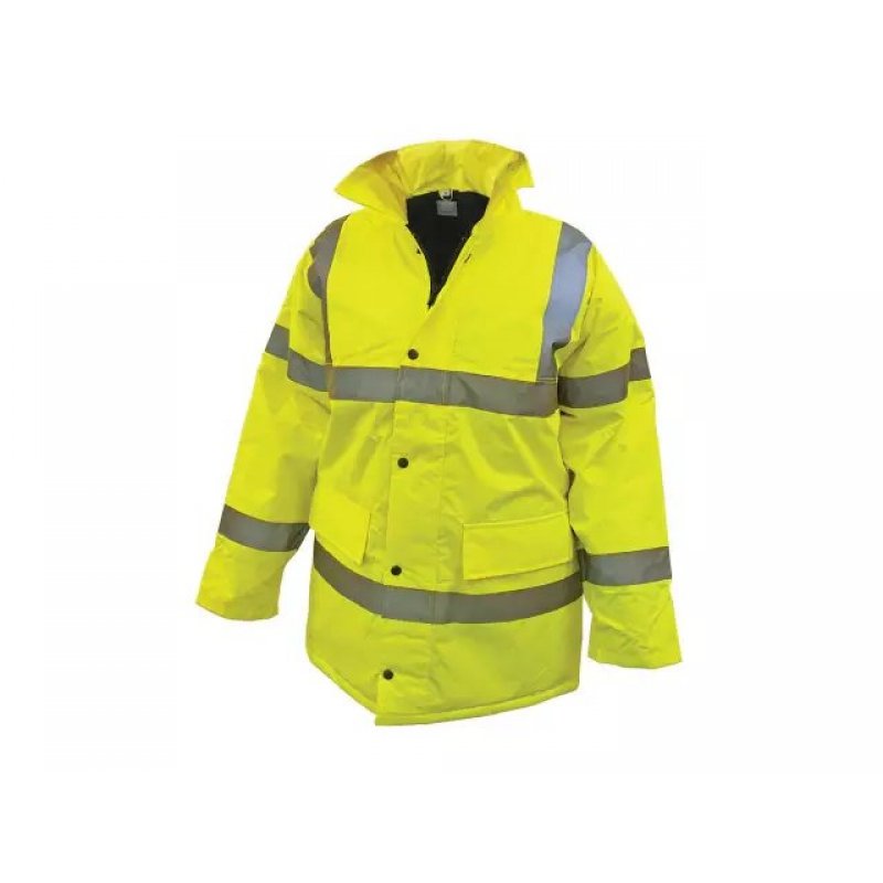 Yellow 2 Band & Brace Hi-Viz Coat Yellow 2 Band & Brace Hi-Viz Coat