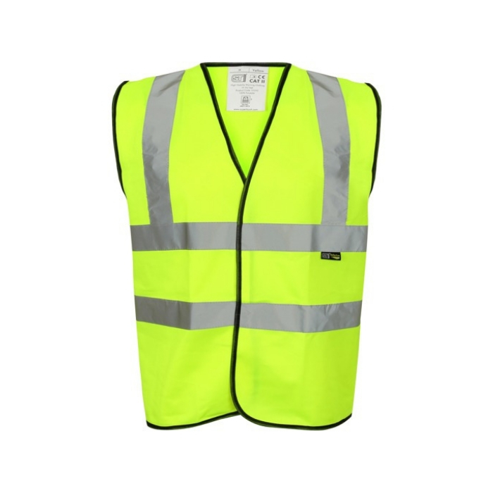 Yellow 2 Band & Brace Hi-Viz Waistcoat Yellow 2 Band & Brace Hi-Viz Waistcoat