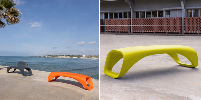 Air Bench – durable, minimal street seating for urban projects